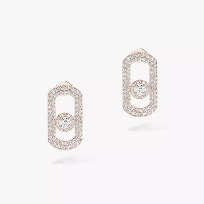 [Lume Jewels]So Move Pave_-Set Diamond Earrings in Silver