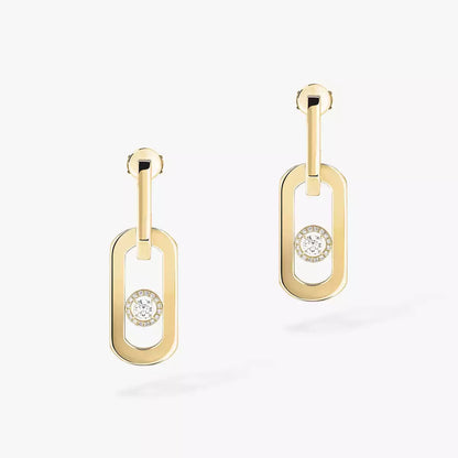 [Lume Jewels]So Move XL Diamond Pendant Earrings