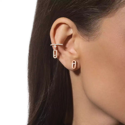 [Lume Jewels]Move Uno Diamond Stud Earrings