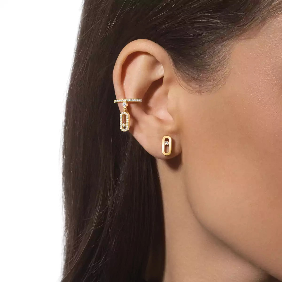 [Lume Jewels]Move Uno Diamond Stud Earrings