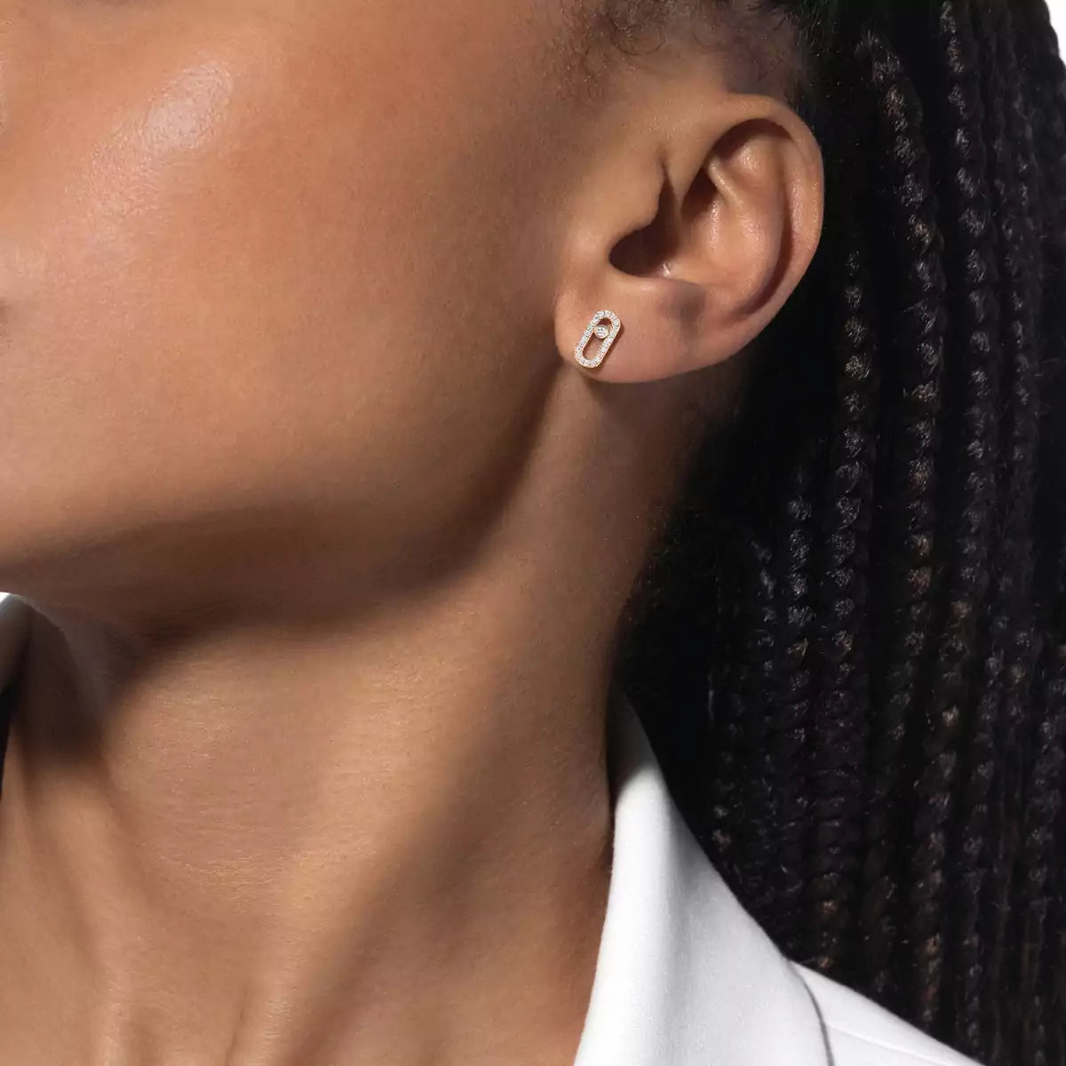 [Lume Jewels]Move Uno Diamond Earrings