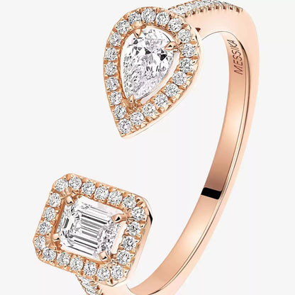 [Lume Jewels]My Twin Toi Gold Diamond Ring