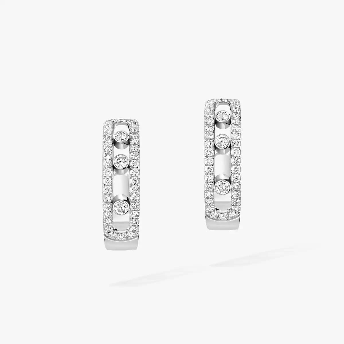 [Lume Jewels]Diamond Pave_ Hoop Earrings Move