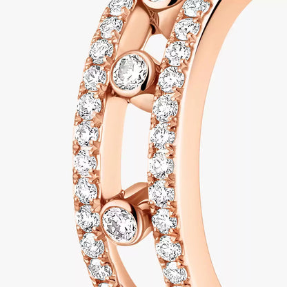 [Lume Jewels]Diamond Pave_ Hoop Earrings Move