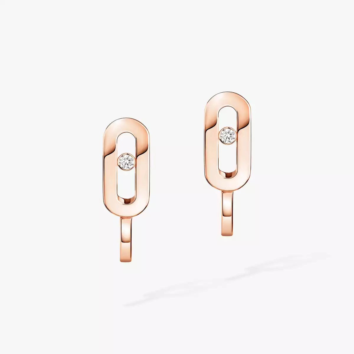 [Lume Jewels]Diamond Mini Hoop Earrings Move Classique