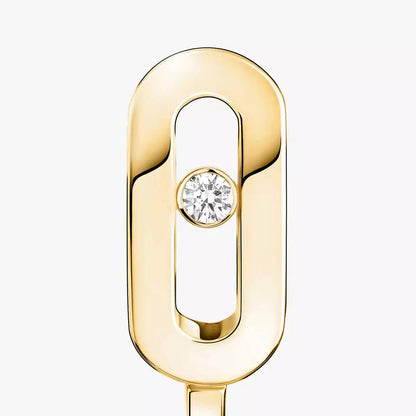 [Lume Jewels]Diamond Mini Hoop Earrings Move Classique