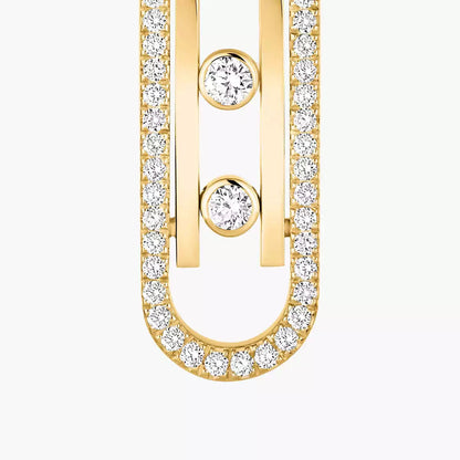 [Lume Jewels]Diamond Pendant Earrings Move 10Th