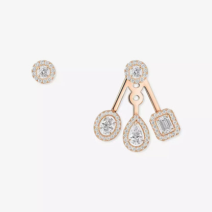 [Lume Jewels] My Twin Trio  Diamond Earrings