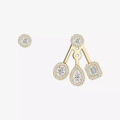 [Lume Jewels] My Twin Trio  Diamond Earrings