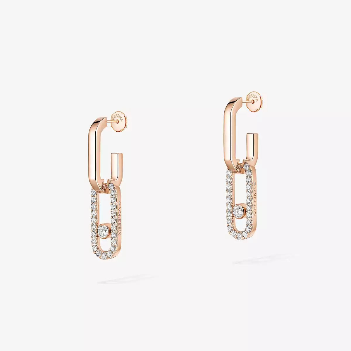 [Lume Jewels]Move Link Diamond Earrings