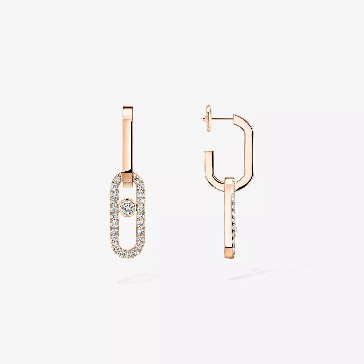 [Lume Jewels]Move Link Diamond Earrings