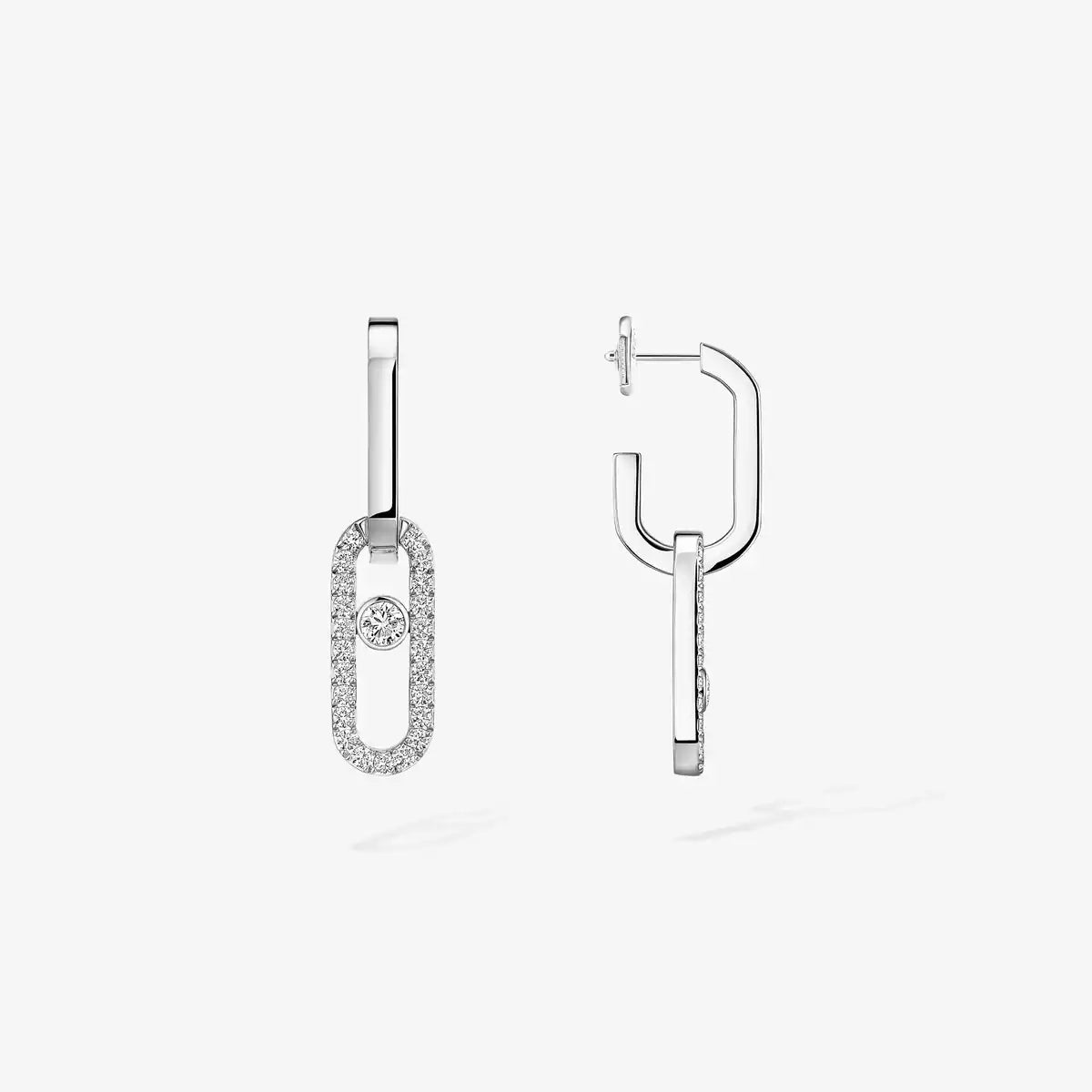 [Lume Jewels]Move Link Diamond Earrings