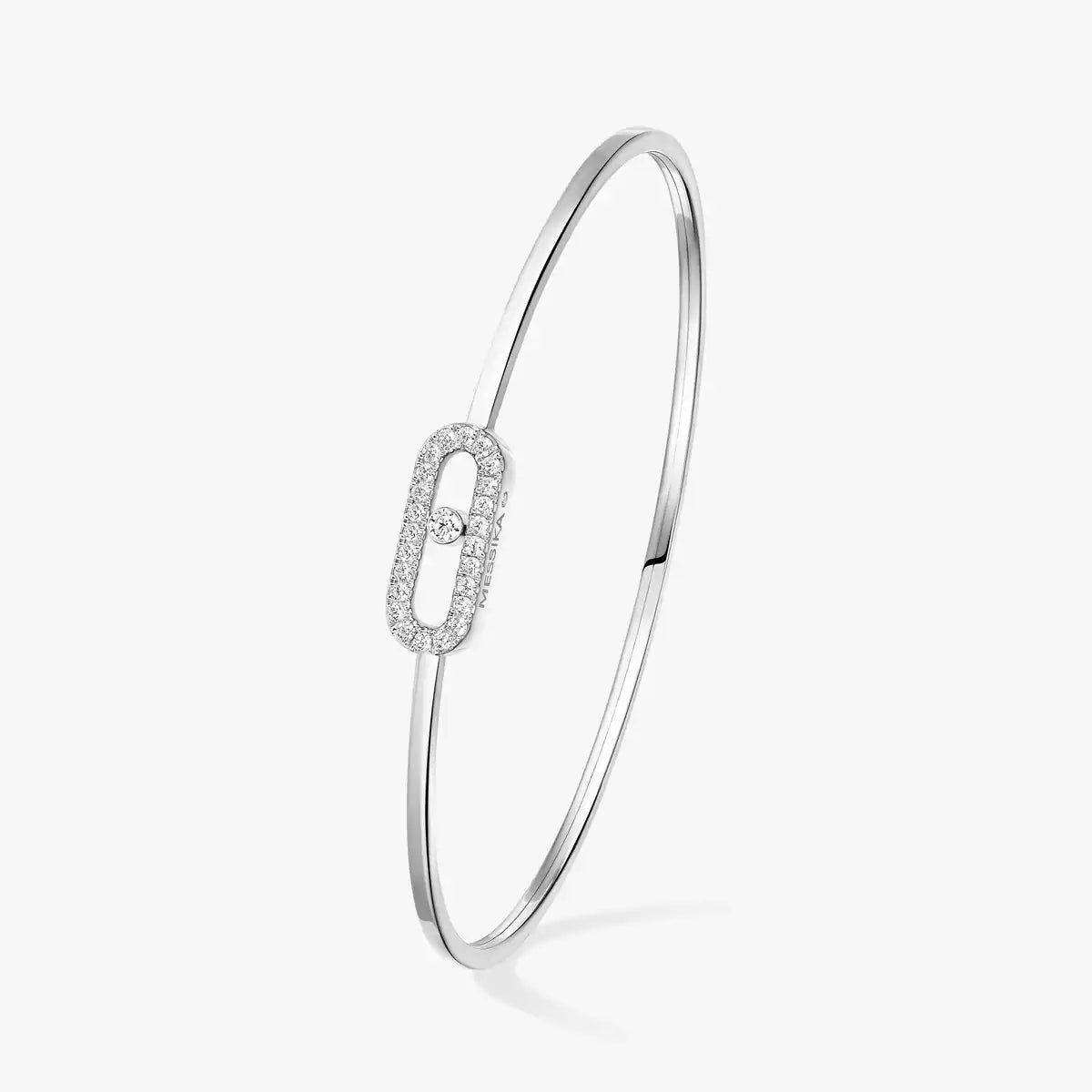 [Lume Jewels]Move Uno pavé flex bangle medium