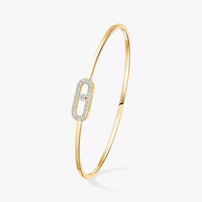 [Lume Jewels]Move Uno pavé flex bangle medium