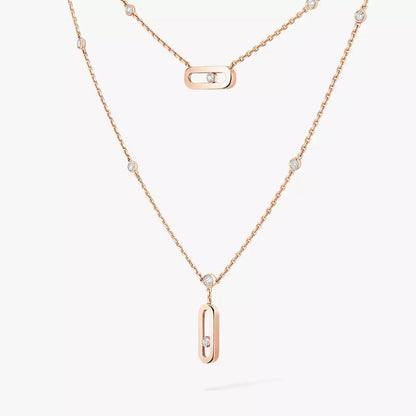 [Lume Jewels] Move Uno Diamond Necklace