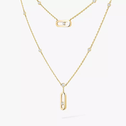 [Lume Jewels] Move Uno Diamond Necklace