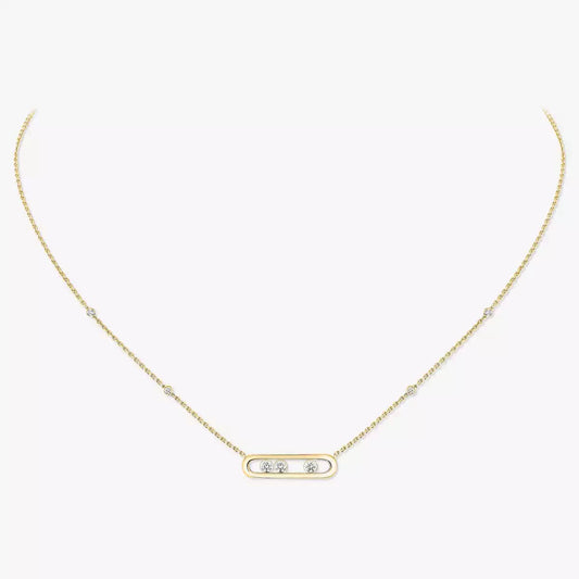 [Lume Jewels] Baby Move Gold Diamond Necklace