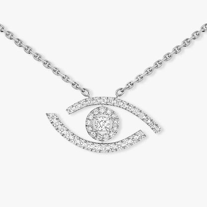 [Lume Jewels]Pave_ Diamond Necklace Lucky Eye