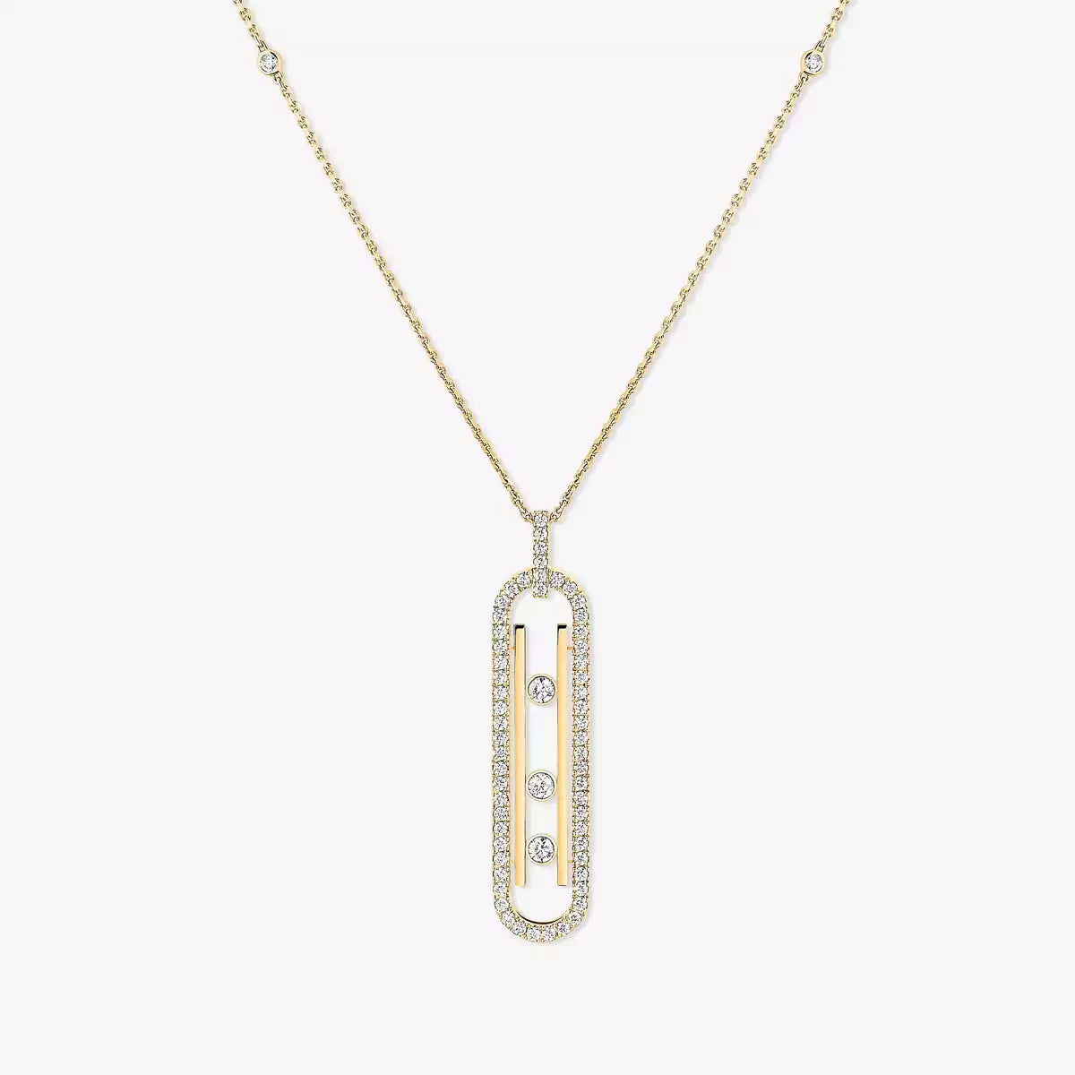 [Lume Jewels]Diamond Necklace Move 10Th