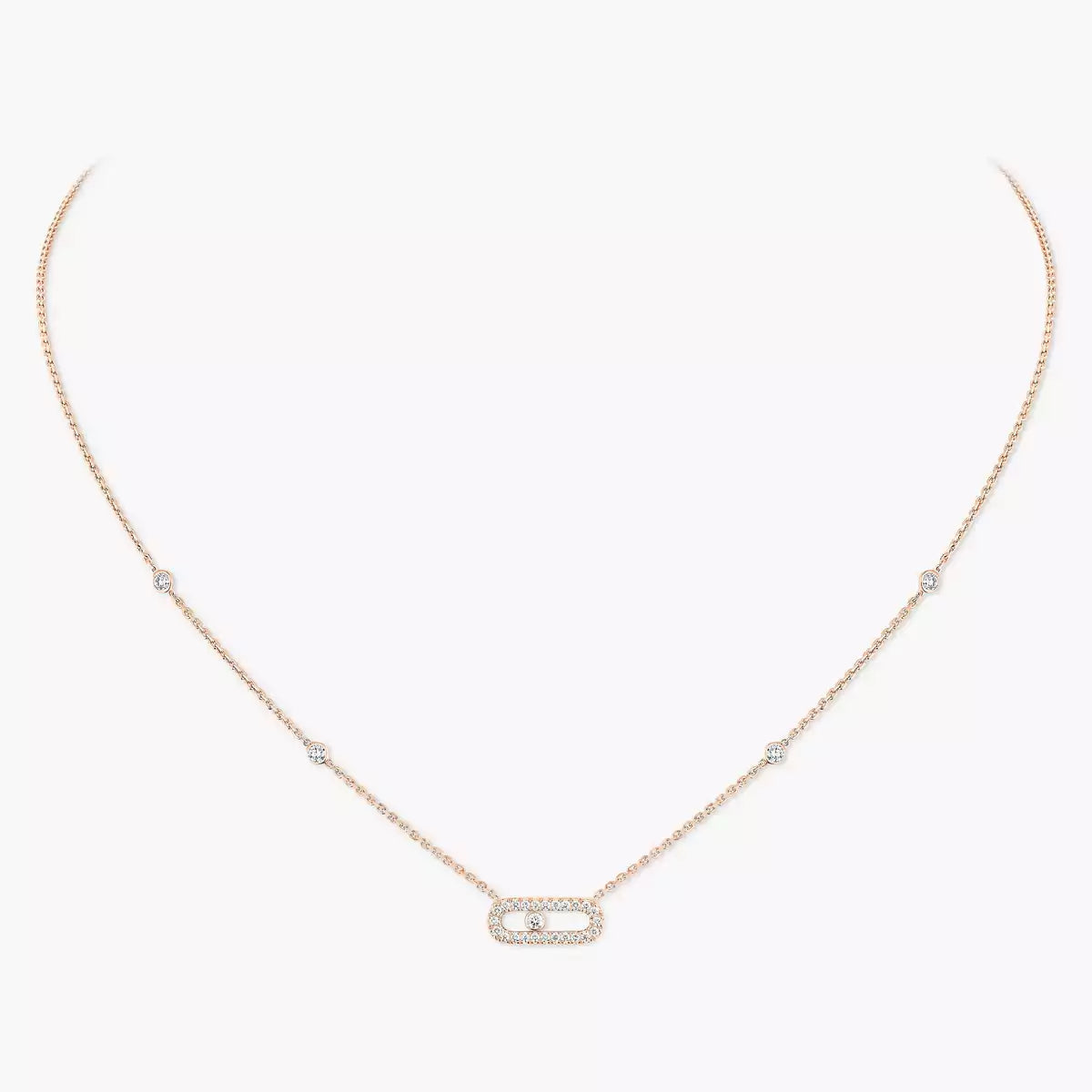 [Lume Jewels]Diamond Necklace Move Uno