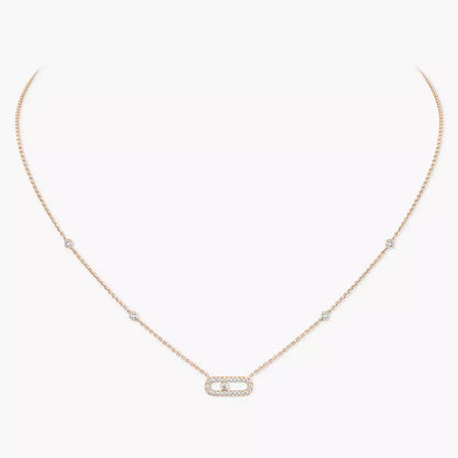 [Lume Jewels]Diamond Necklace Move Uno