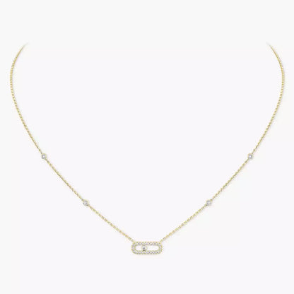 [Lume Jewels]Diamond Necklace Move Uno