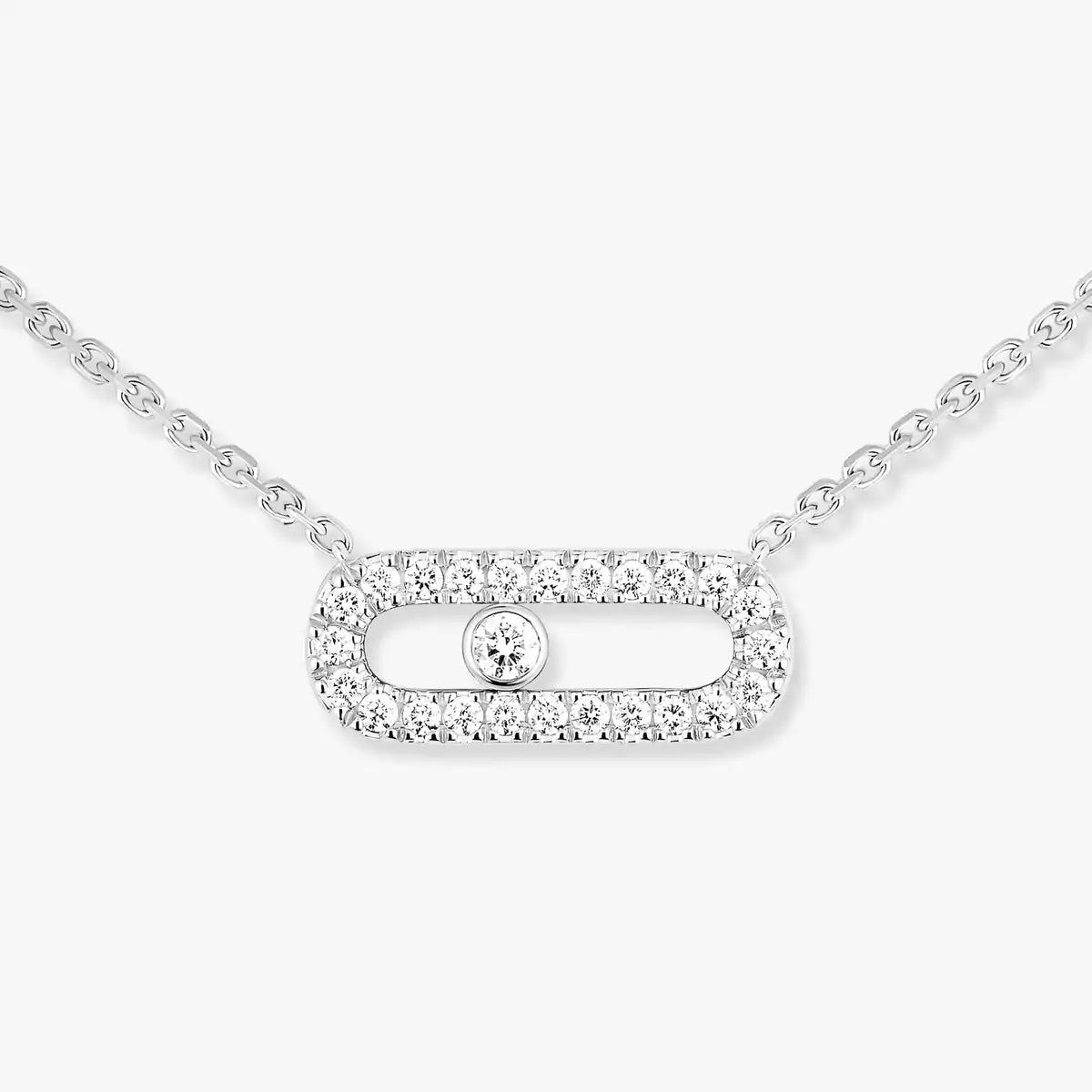 [Lume Jewels]Diamond Necklace Move Uno