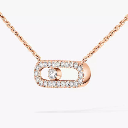 [Lume Jewels]Diamond Necklace Move Uno
