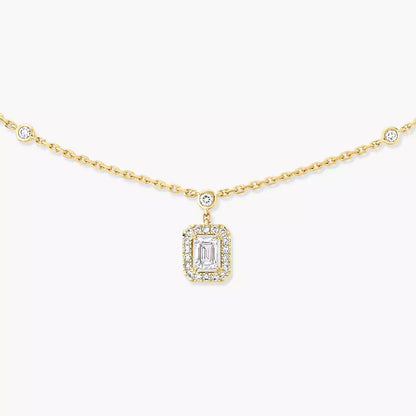 [Lume Jewels]My Twin Diamond Necklace in Silver