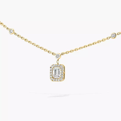 [Lume Jewels]My Twin Diamond Necklace in Silver