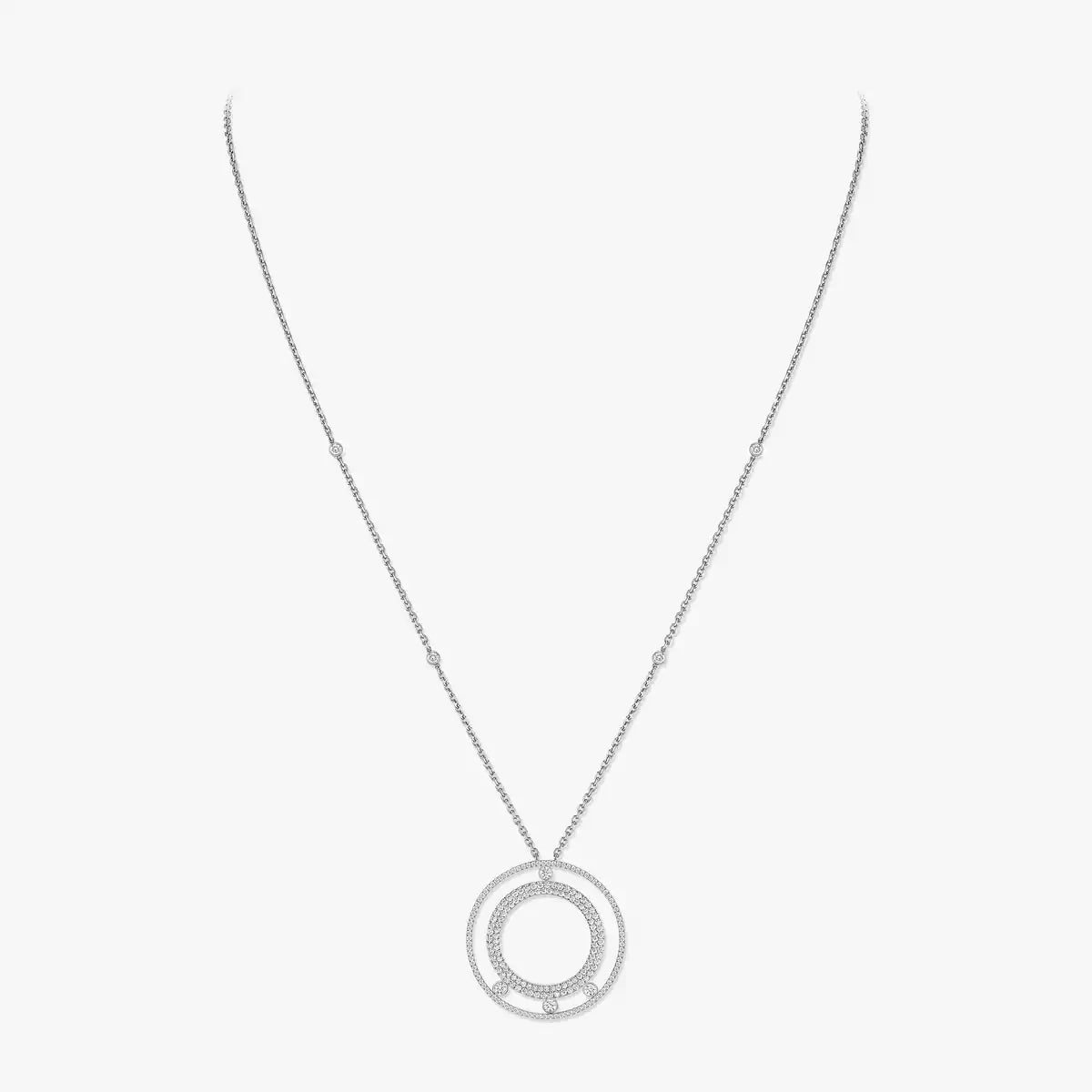 [Lume Jewels]Move Romane Long Pave_-Set Diamond Necklace