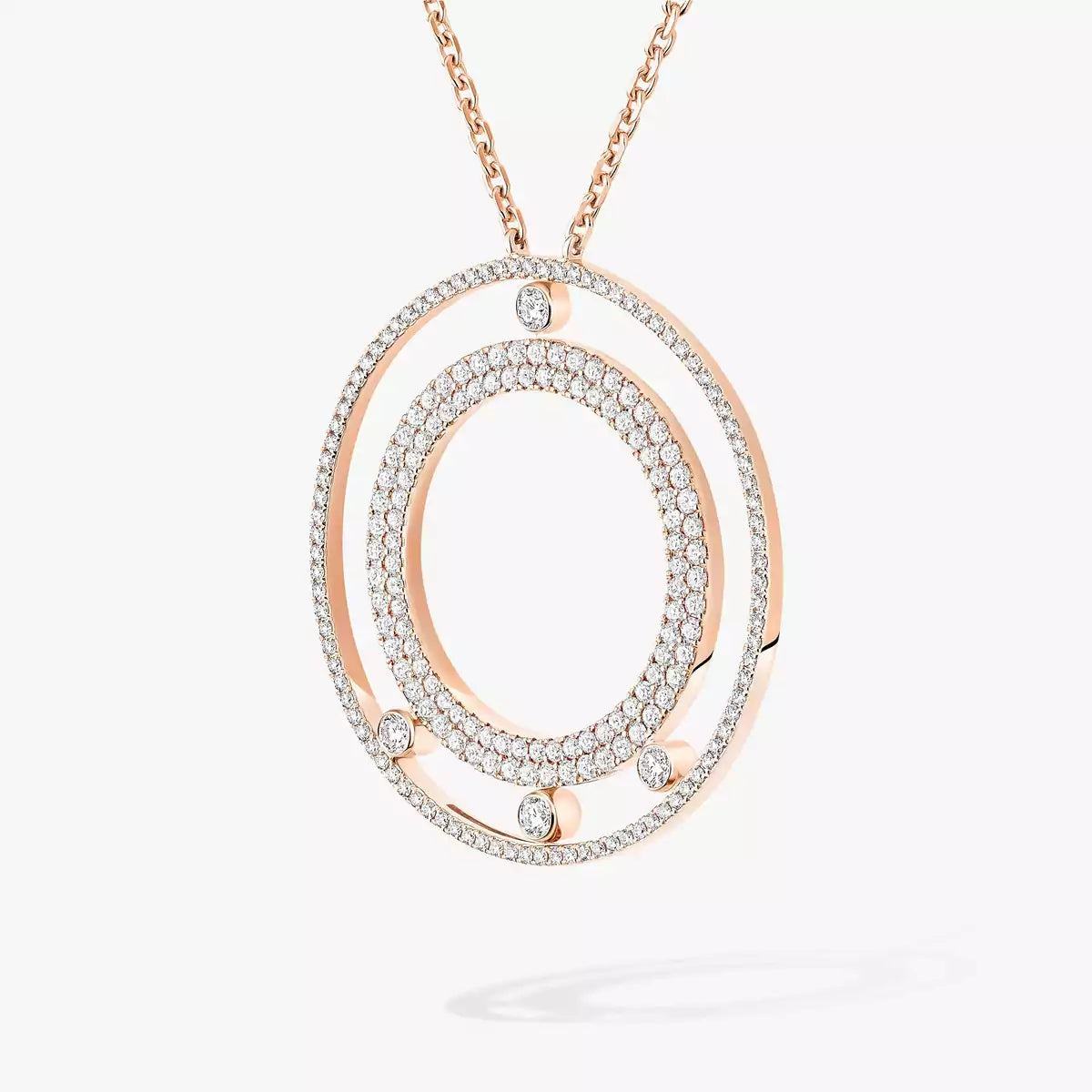 [Lume Jewels]Move Romane Long Pave_-Set Diamond Necklace