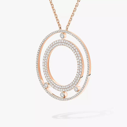 [Lume Jewels]Move Romane Long Pave_-Set Diamond Necklace