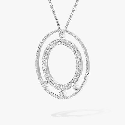 [Lume Jewels]Move Romane Long Pave_-Set Diamond Necklace