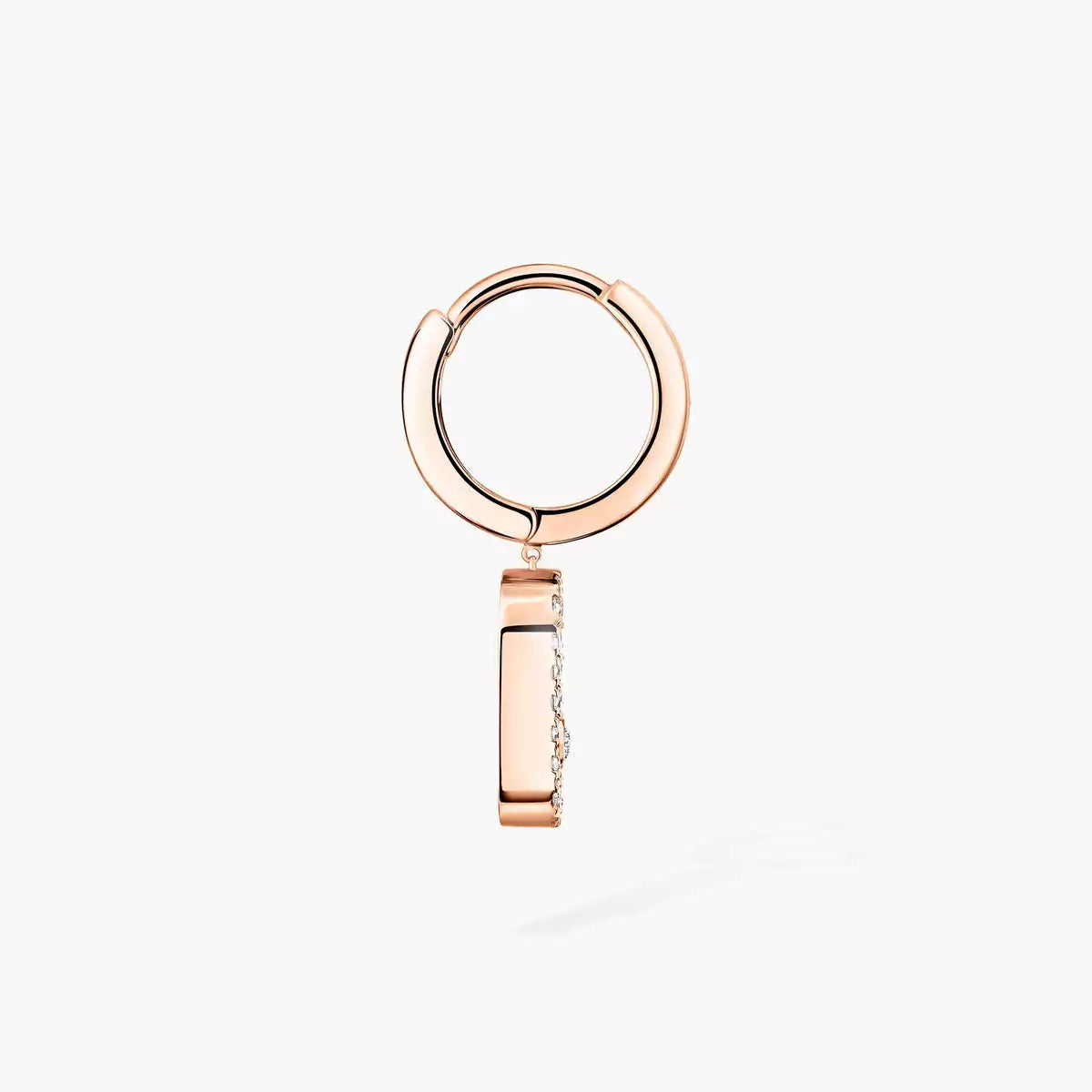 [Lume Jewels]Move Uno Single Diamond Hoop Earring