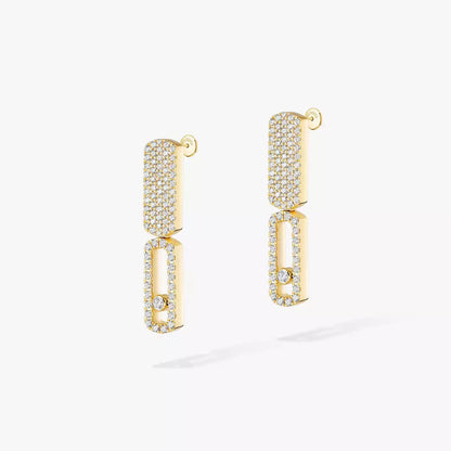[Lume Jewels]Imperial Move SM Diamond Earrings