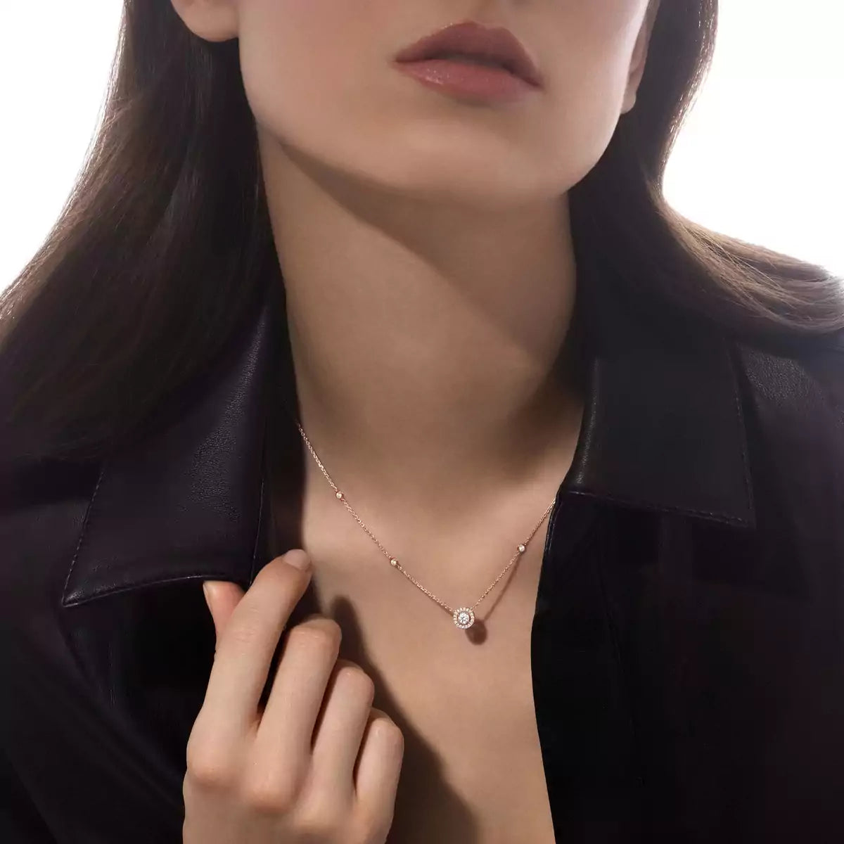 [Lume Jewels]Diamond Necklace 0,20ct Brilliant Shape Joy