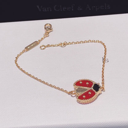 ¡®Lume Jewels¡¯LUCKY SPRING 1 MOTIF PINK GOLD BRACELET