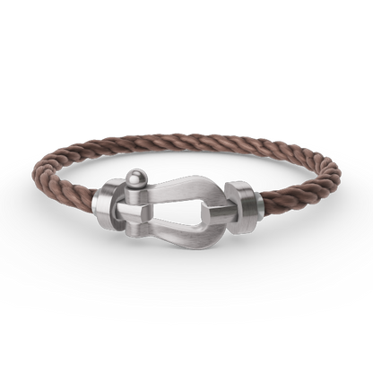 ¡®Lume Jewels¡¯FORCE LARGE HORSESHOE NO DIAMOND BRACELET SILVER