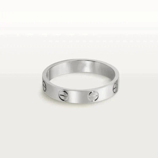 ¡®Lume Jewels¡¯LOVE RING 4MM 1 DIAMOND SILVER