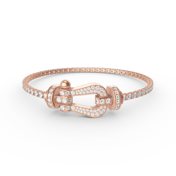 ¡®Lume Jewels¡¯FORCE  LARGE HORSESHOE FULL DIAMOND TENNIS BRACELET