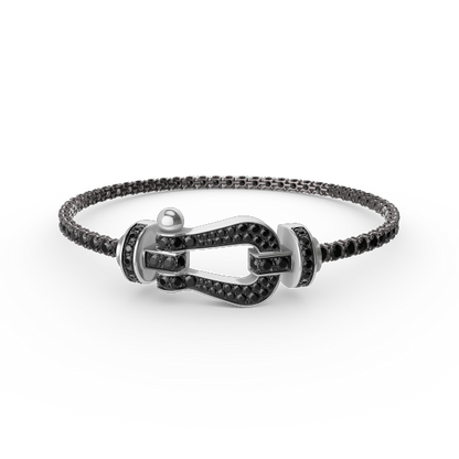 ¡®Lume Jewels¡¯FORCE  LARGE HORSESHOE FULL DIAMOND TENNIS BRACELET